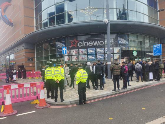 Film removed from Cineworld Broad Street screens after peaceful protests