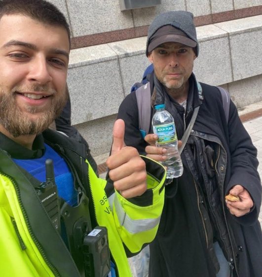 Crucial water for the homeless handed out across Westside