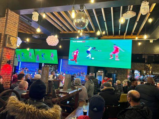 World Cup: thousands of fans pour into Westside venues to watch England trounce Iran 6-2
