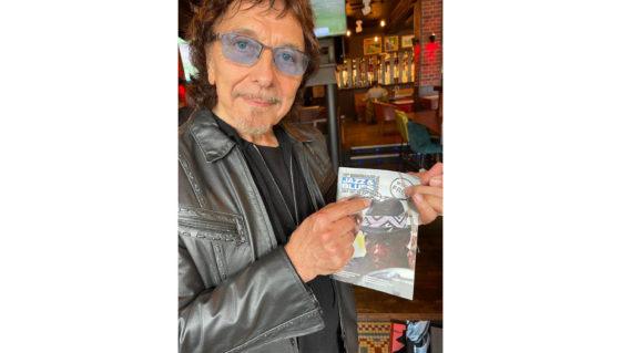 Black Sabbath’s Tony Iommi supports jazz festival with signed programme