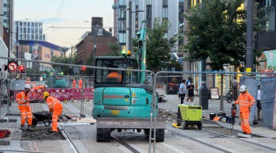 VIDEO: Broad Street closed to most traffic all week for Metro tram ‘snagging’ works