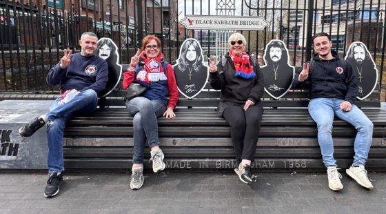 Lille fans enjoy sunshine with Black Sabbath on Broad Street