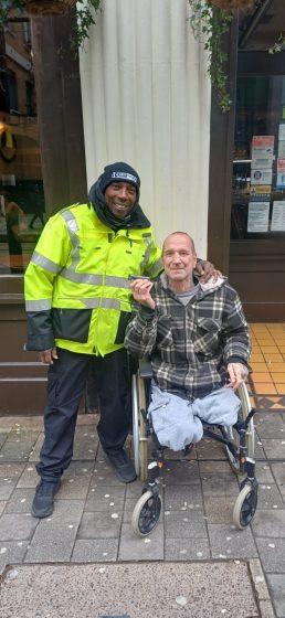 Westside Warden Brings Music and Hope to Local Resident