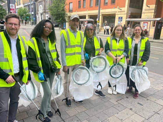 Community Comes Together for Successful Westside BID Litter Pick