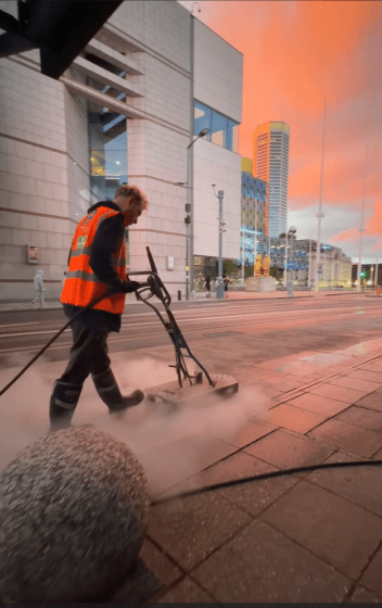 Westside BID Launches Enhanced Deep Clean of Broad Street